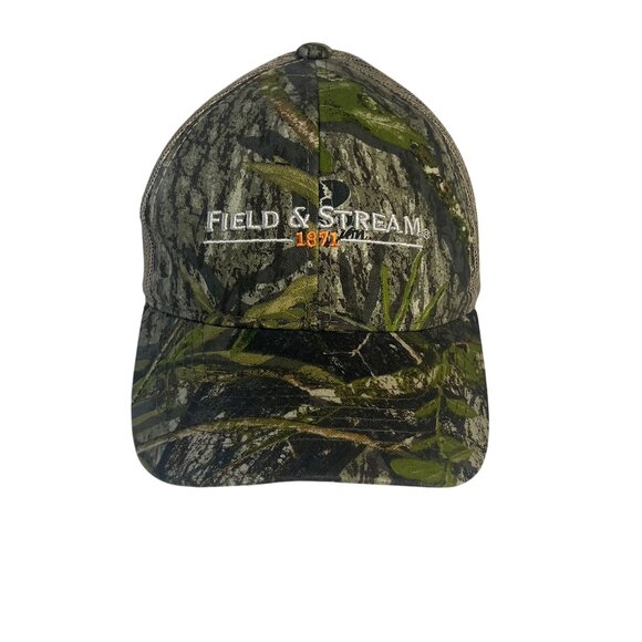 Field & Stream Camo Mesh Back Cap Green One Size - Picture 1 of 9